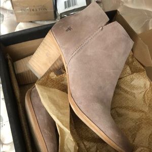 Frye booties dusty rose color